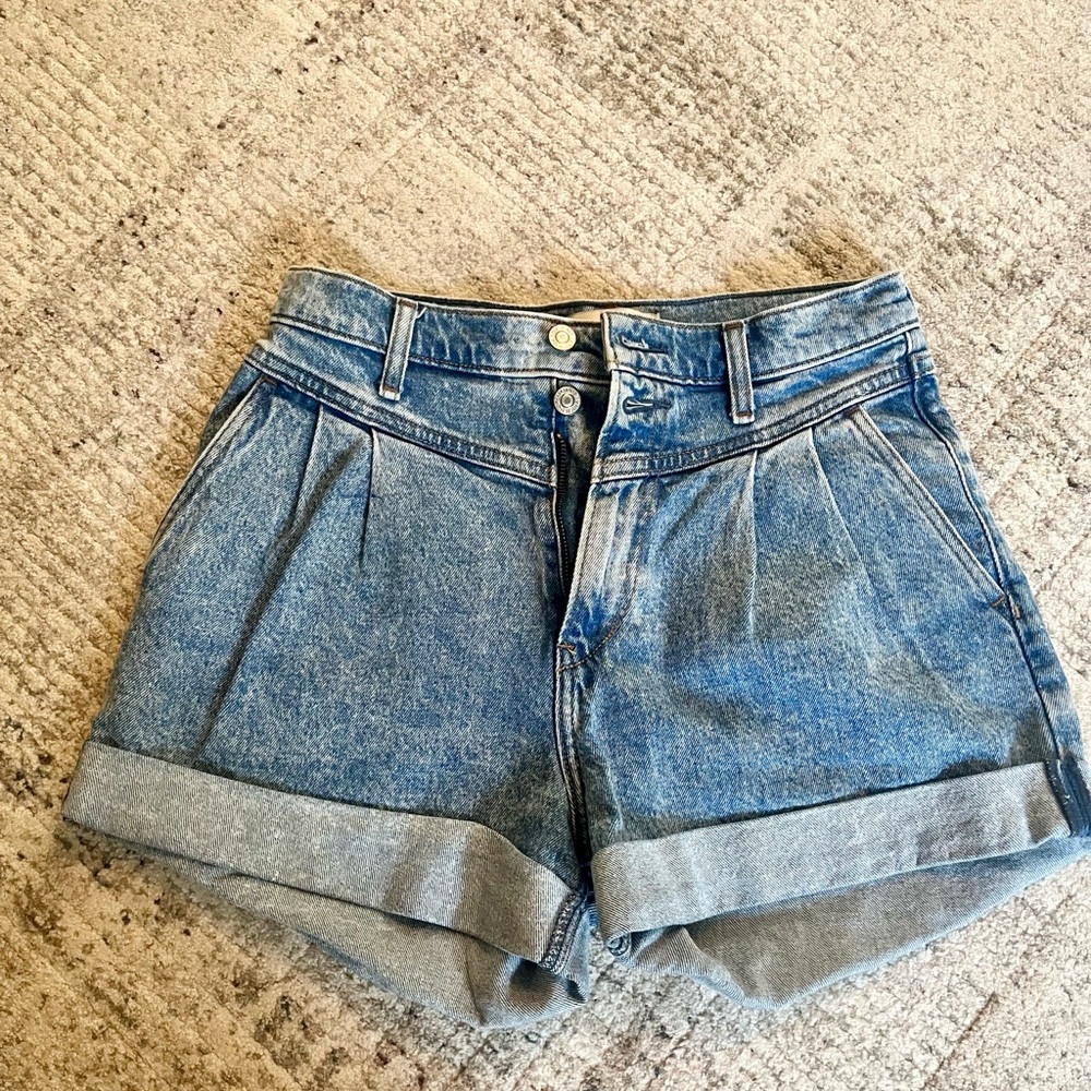 Abercrombie & Fitch Blue Jean Shorts
